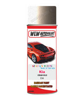 Aerosol Spray Paint For Kia Carens Cream Gold Colour Code D8