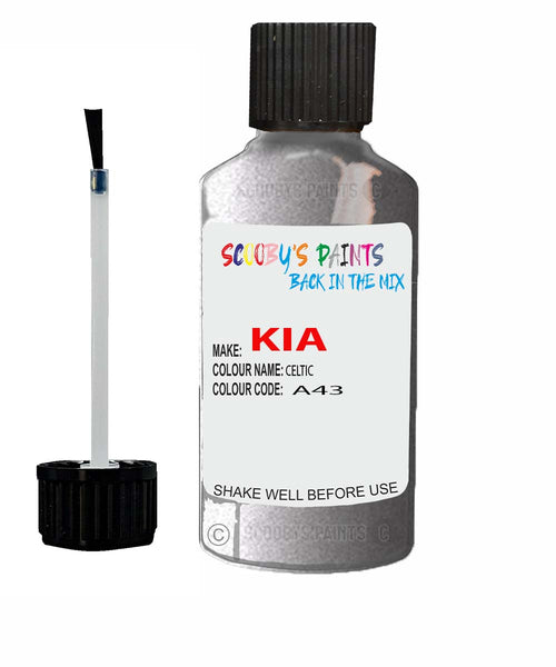 Paint For KIA carnival CELTIC Code A43 Touch up Scratch Repair Pen