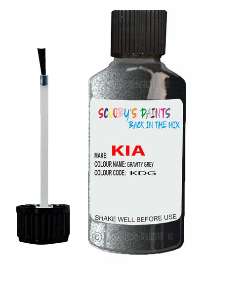 Paint For KIA forte GRAVITY GREY Code KDG Touch up Scratch Repair Pen