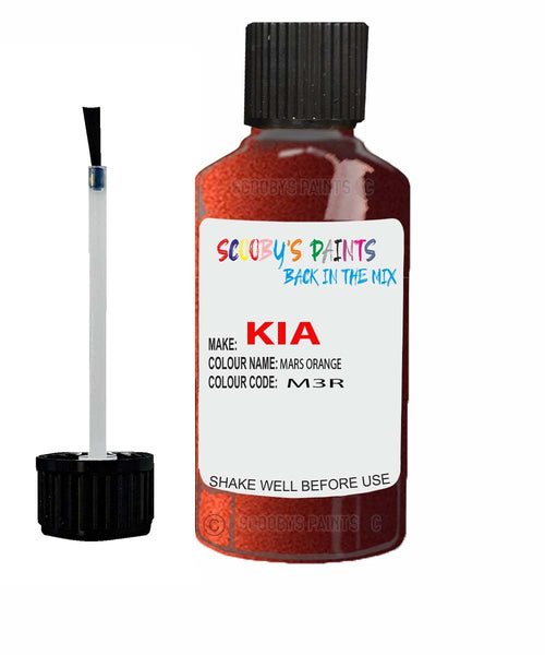 Paint For KIA soul MARS ORANGE Code M3R Touch up Scratch Repair Pen