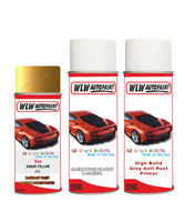 Primer undercoat anti rust Spray Paint For Kia Pro Ceed Dakar Yellow Colour Code A6