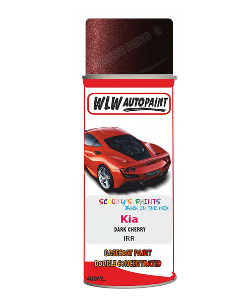 Aerosol Spray Paint For Kia Spectra Dark Cherry Colour Code Irr