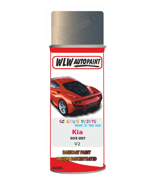 Aerosol Spray Paint For Kia Sportage Dove Grey Colour Code V2