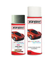 Basecoat refinish lacquer Spray Paint For Kia Rio Forest Green Colour Code 6G