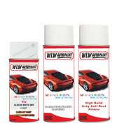 Primer undercoat anti rust Spray Paint For Kia Sephia Glacier White Colour Code Wt461