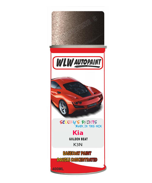 Aerosol Spray Paint For Kia Optima Golden Beat Colour Code K3N