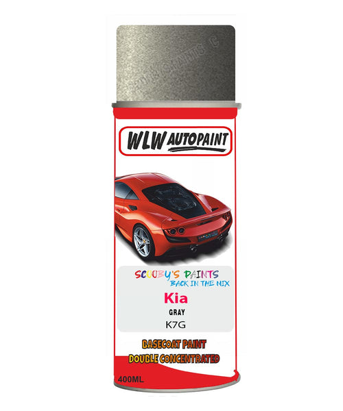 Aerosol Spray Paint For Kia Sportage Gray Colour Code K7G