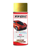 Aerosol Spray Paint For Kia Rio Greenish Yellow Colour Code 2Y