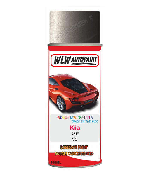 Aerosol Spray Paint For Kia Shuma Grey Colour Code V5