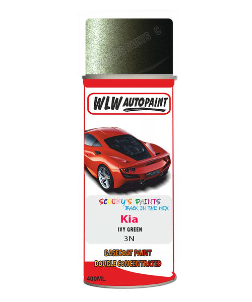 Aerosol Spray Paint For Kia Sorento Ivy Green Colour Code 3N