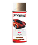 Aerosol Spray Paint For Kia Carens Light Gold Colour Code 6Y