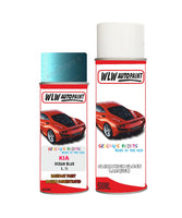 Basecoat refinish lacquer Spray Paint For Kia Carens Ocean Blue Colour Code L5