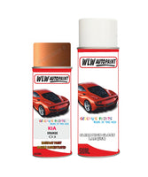 Basecoat refinish lacquer Spray Paint For Kia Ceed Orange Fusion Colour Code Rng