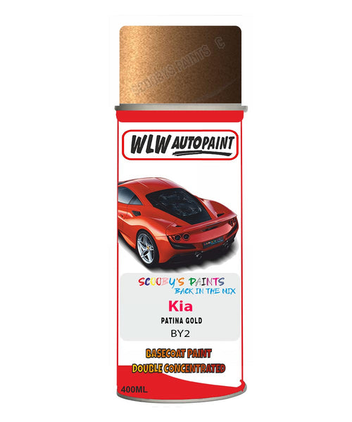 Aerosol Spray Paint For Kia Sportage Patina Gold Colour Code By2