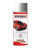 Aerosol Spray Paint For Kia Spectra Silver Colour Code 3C