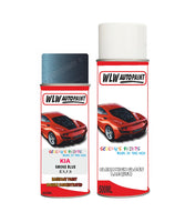 Basecoat refinish lacquer Spray Paint For Kia Rio Smoke Blue Colour Code Eu3