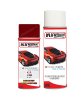 Basecoat refinish lacquer Spray Paint For Kia Pro Ceed So Red Colour Code Hr