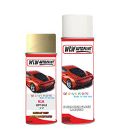 Basecoat refinish lacquer Spray Paint For Kia Carens Soft Gold Colour Code 3Y