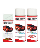 Primer undercoat anti rust Spray Paint For Kia Carens White Colour Code U4