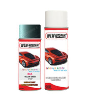 Basecoat refinish lacquer Spray Paint For Kia Rio Willow Green Colour Code 3W