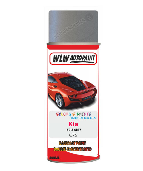 Aerosol Spray Paint For Kia Optima Wolf Grey Colour Code C7S