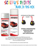land rover range rover meribel white aerosol spray car paint can with clear lacquer nmb 2356 With primer anti rust undercoat protection