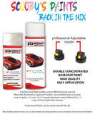 land rover range rover valloire white aerosol spray car paint can with clear lacquer nma 2355 nur With primer anti rust undercoat protection
