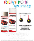 land rover range rover white gold 2 aerosol spray car paint can with clear lacquer gmn 618 With primer anti rust undercoat protection
