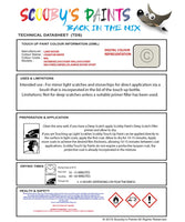 land rover lr3 chawton white colour data instructions nal 603 touch up Paint