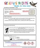 land rover lr3 chawton white colour data instructions nal 603 touch up Paint