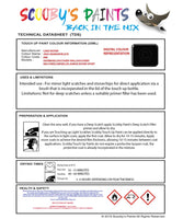 land rover lr3 java arabian black colour data instructions pnf 697 touch up Paint