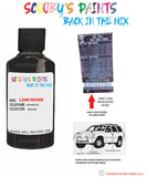 land rover range rover evoque anthracite paint code sticker location bu0708 touch up Paint