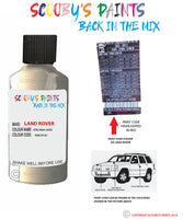 land rover discovery mk3 atacama sand paint code sticker location nau 916 touch up Paint
