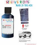 land rover range rover sport balmoral blue 2 paint code sticker location jig 2363 nmm touch up Paint