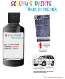 land rover range rover borealis black paint code sticker location 935 pbu 664 touch up Paint