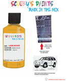 land rover range rover borrego yellow paint code sticker location fuq 757 touch up Paint