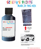 land rover lr3 cairns blue paint code sticker location jeu 849 touch up Paint