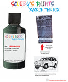 land rover evoque galway green paint code sticker location hac 821 touch up Paint