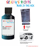 land rover range rover sport lugano teal paint code sticker location jmb 963 touch up Paint