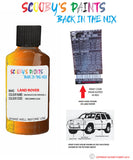 land rover range rover madagascar orange 2 paint code sticker location ebd nmw 2368 touch up Paint