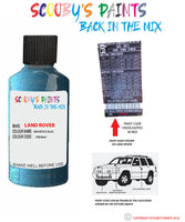 land rover evoque mauritius blue paint code sticker location jyb 864 touch up Paint