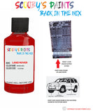 land rover freelander monza red paint code sticker location ccz 590 touch up Paint