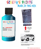 land rover range rover evoque moraine blue paint code sticker location 2216 1bm jhl touch up Paint