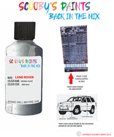 land rover discovery mk4 siberian silver paint code sticker location mbp 834 touch up Paint