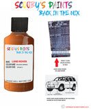 land rover range rover sport vesuvius orange paint code sticker location eys 811 touch up Paint