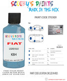 Paint For Fiat/Lancia 500 Legends Blue Code Kbh Car Touch Up Paint