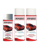 land rover lr4 aleutian silver aerosol spray car paint can with clear lacquer 835 mmc 1an