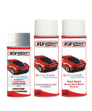land rover range rover aleutian silver aerosol spray car paint can with clear lacquer 835 mmc 1an