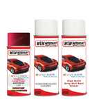 land rover discovery mk2 alveston red aerosol spray car paint can with clear lacquer cdx 696
