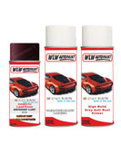 land rover range rover anniversary claret aerosol spray car paint can with clear lacquer 910 cvl 677